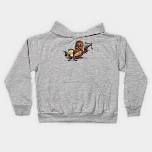 Han Sol-OWL and c-HOO-HOO-hewbacca Kids Hoodie